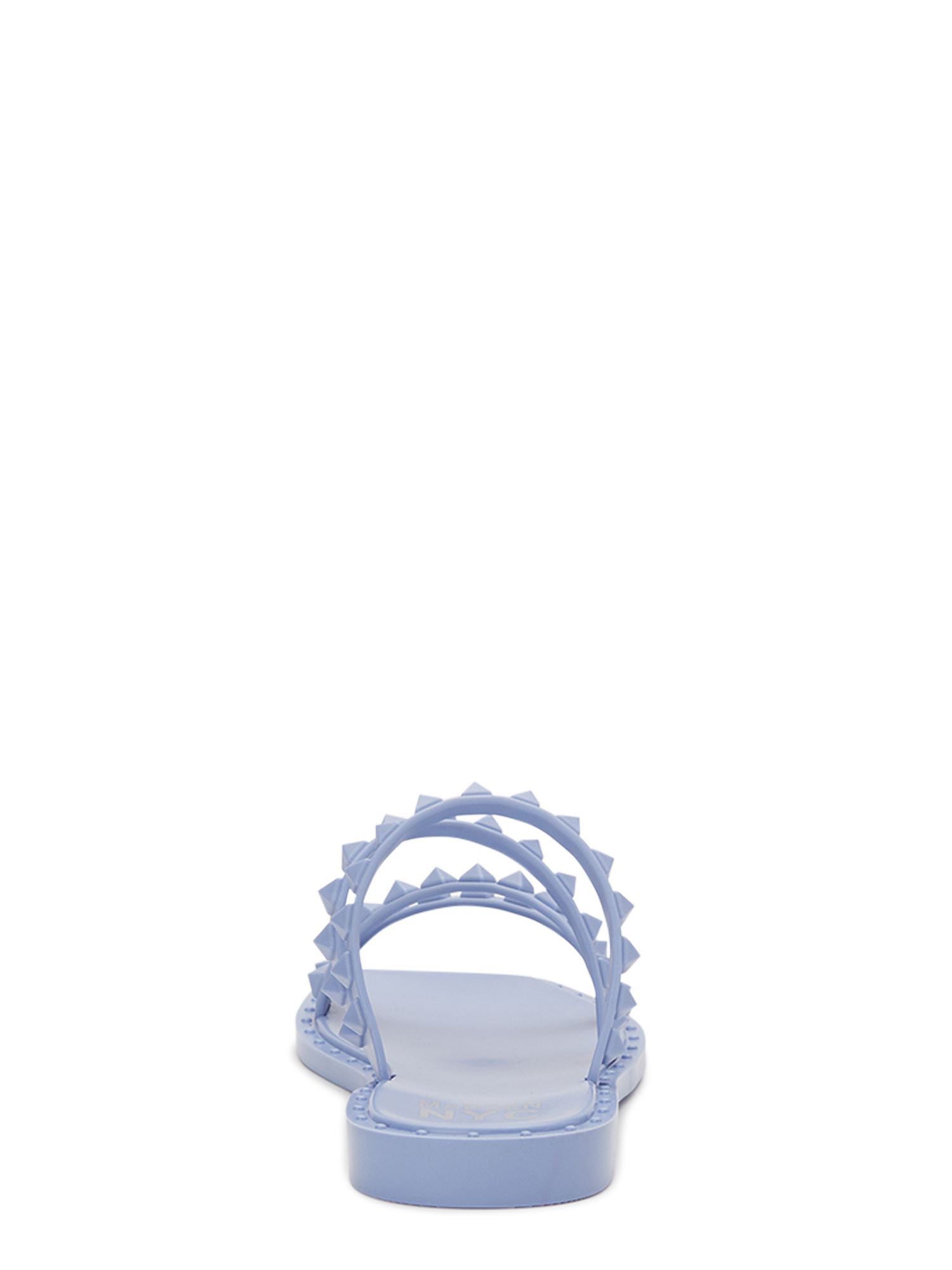 Madden NYC Women's Studded Strappy Jelly Slide Sandals - image 3 of 5