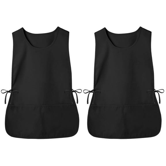 Set of 2 Women's Sleeveless Aprons for , Hairdressing, Work, Cleaning - Reusable Polyester Protective