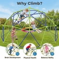 thumbnail image 5 of TABU 10FT Climbing Dome with Swing Set, Outdoor Jungle Gym for Kids, Supports up to 1000lbs, Rust-Resistant, Easy Asssembly, 5 of 8