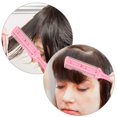 thumbnail image 3 of Gomas para el cabello de satén de seda, bufanda para el cabello con lazo, bandas elásticas de seda para el cabello, gomas para el cabello con estampado de rayas para coleta (6 piezas de colores sólido, 3 of 5