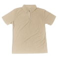 thumbnail image 3 of JAJAHO Men's 2 Piece Set Short Sleeve Quarter Zip Collared Shirts And Drawstring Shorts Texture Summer Beach Vacation Clothes Versatile Outfit, 3 of 9
