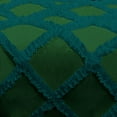 thumbnail image 4 of D.N.G. BEDDINGS 5 Piece Luxury Two Tone Diamond Ruffle Pattern Comforter Set Premium Super Soft, All Season 800 Thread Count, 100% Egyptian Cotton, King/California King Size Green-Teal Color, 4 of 4