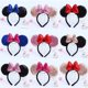 thumbnail image 5 of Diadema con lazo de lentejuelas y tambor, diseño de dibujos animados de Minnie, lentejuelas estéreo, diadema con lazo de lentejuelas de algodón, efecto 3D, estilo versátil, cómoda de llevar, 5 of 6