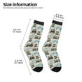 thumbnail image 2 of Uemuo Transport Train Printed Kids Boys Socks Seamless Crew Socks Crazy Funny Athletic Sport Socks for Children, 2 of 6