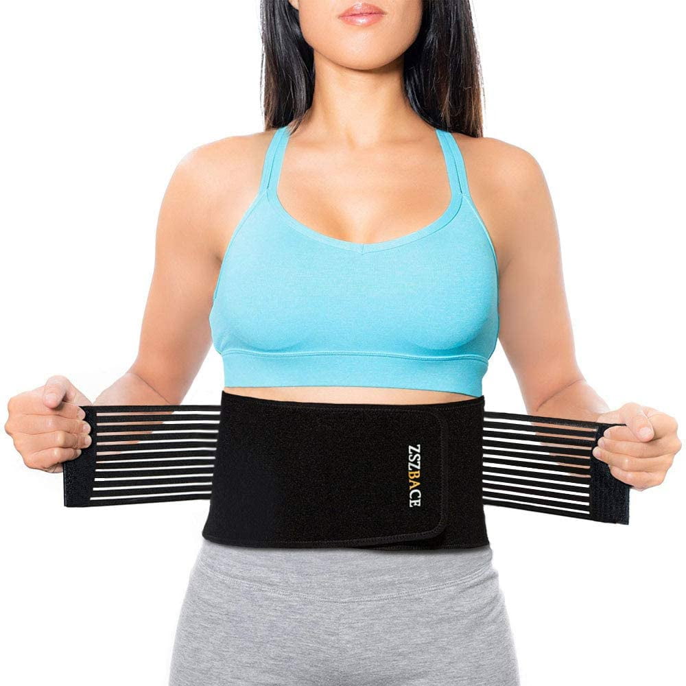 ZSZBACE Lower Back Brace Adjustable Lumbar Brace Waist Support Belt