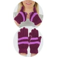 thumbnail image 4 of ToBeInStyle Women's Pack of 6 Assorted Plush Magic Gloves - One Size, 4 of 7