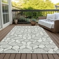 thumbnail image 6 of Addison Rugs Chantille Indoor/Outdoor Transitional Geometric Graphite Washable Rectangle Rug, 3' x 5', 6 of 6