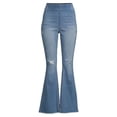 thumbnail image 5 of No Boundaries Juniors Pull-On Flare Jeans, 5 of 5