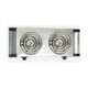 thumbnail image 3 of Parrilla eléctrica de 2 resistencias Con termostato y asas acero INOX 54' Supra SILVER T_TWO, 3 of 5