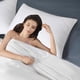 thumbnail image 5 of Almohada de cama de núcleo de plumón suave y de apoyo, para dormir boca abajo y estómago, tela amigable, núcleo de almohada no colapsable (una pieza) blanca, 5 of 6