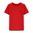 thumbnail image 1 of RXIRUCGD 2025 Vêtements d'Été pour Enfants Nouveaux T-Shirts d'Été pour Enfants Manches Raglan Manches Courtes T-Shirt Graphique Col Rond T-Shirt Filles Haut Décontracté, 1 of 5