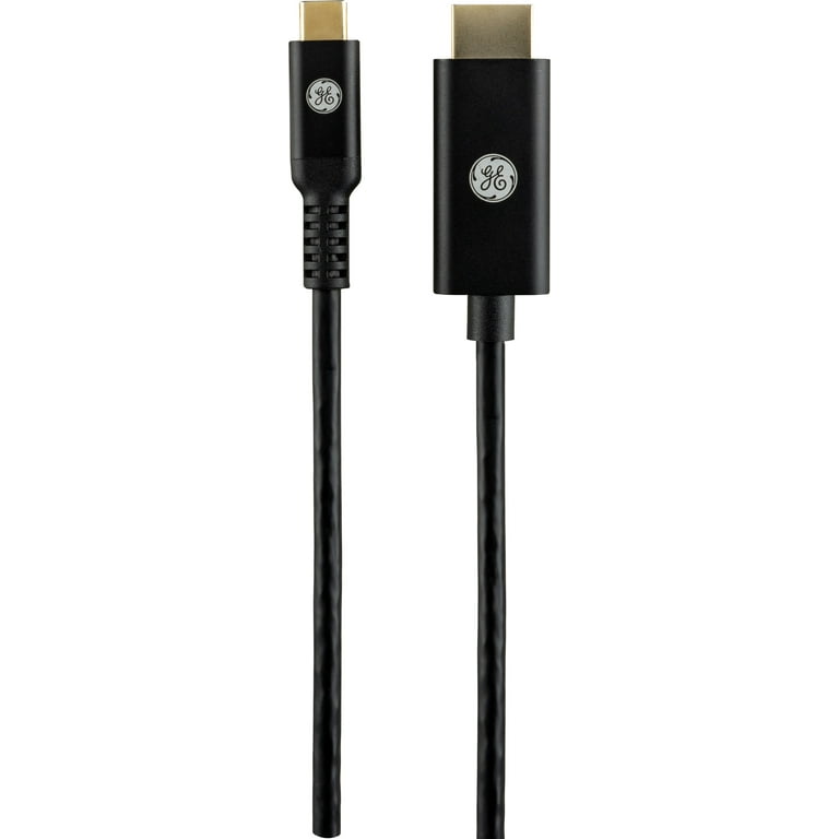 GE USB-C to HDMI 2.0 Computer Cable, 6ft - Walmart.com
