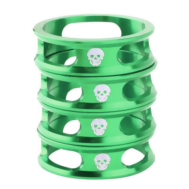 Abrazadera de Sillín con de Sujeción de Liberación Rápida de 28,6 Mm Abrazadera de de Sillín, Paquete de 4 , Verde Zulema Bicycle Headset Spacer