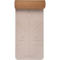 thumbnail image 2 of Yoga Mat with Strap with Alignment Lines. Home Workout Mat for Women, Men and Kids. Thick Non Slip Yoga Mat for Pilates and Fitness. Brown, Pink and Purple Yoga Mats, 2 of 2