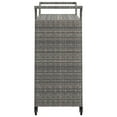 thumbnail image 3 of vidaXL Bar Cart with Drawer Grey 100x45x97 cm Poly Rattan, 3 of 4