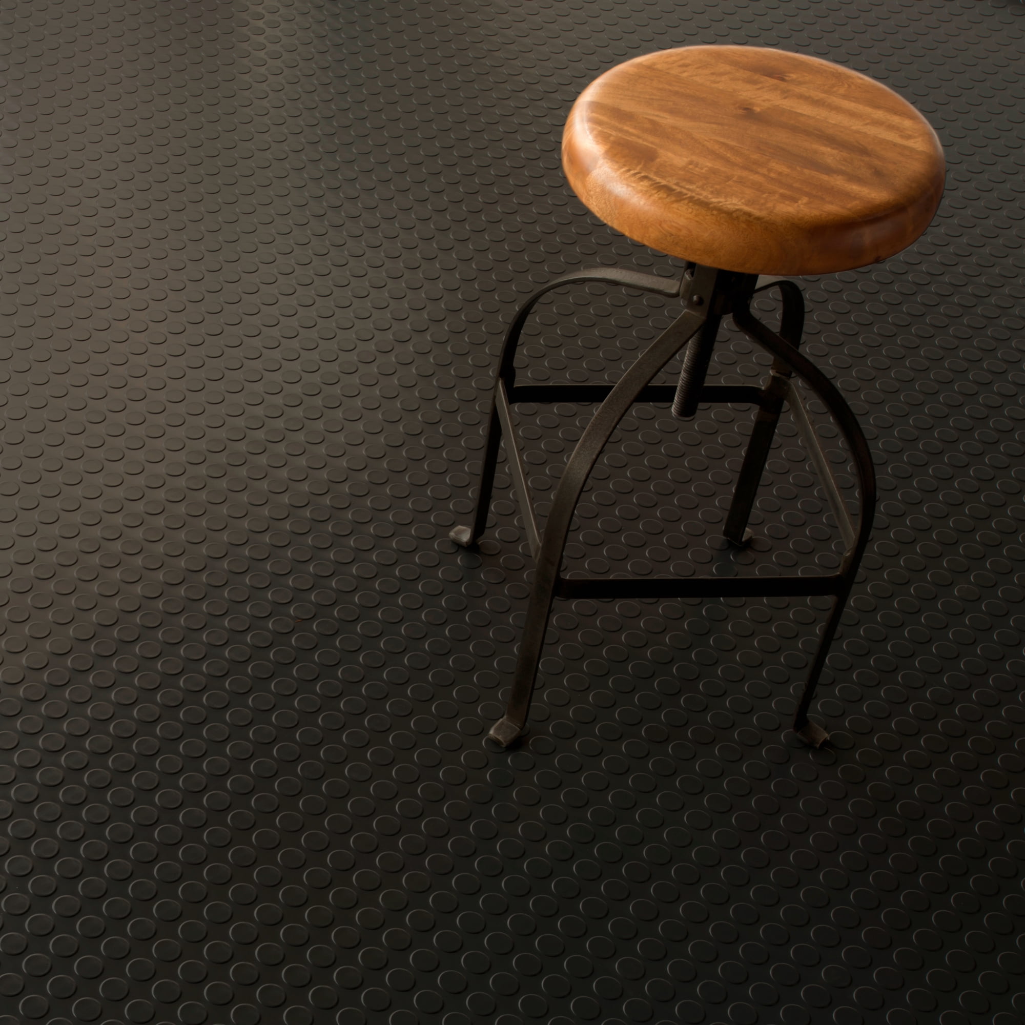G-Floor Coin Vinyl Shed Flooring Cover - Slate Grey