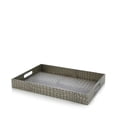 thumbnail image 2 of Home Essentials & Beyond Plateau Embossé Croco 18 Pouces (Métal Gun), 2 of 3