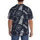 thumbnail image 3 of Balery Anchor and Lighthouse Camisa Casual de Manga Corta con Botones para Hombre, Texturizada, Estilo Cubano, para Playa, Verano-3X-Large, 3 of 5