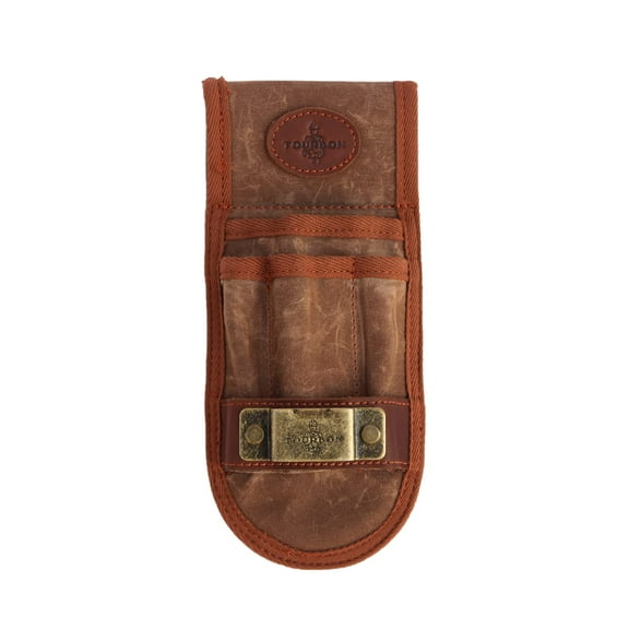 TOURBON Canvas Tool Pouch Belt Tape Measure Plier Wrench Holder
