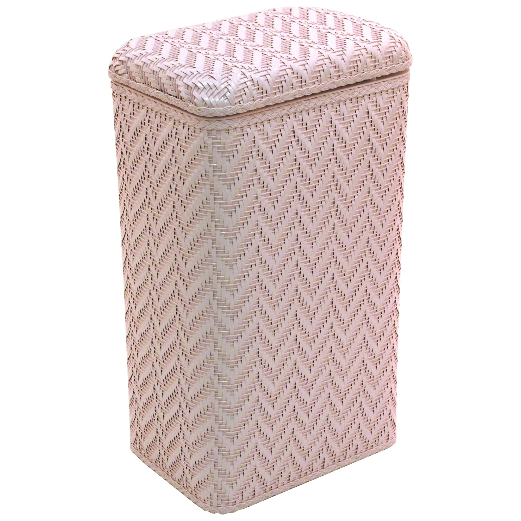 Elegante Collection Apartment Hamper, Crystal Pink