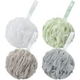 thumbnail image 1 of wonima11 Loofah Sponge 75g/Piece, Exfoliating Bath Sponge Body Scrubber - Loofa Set of 4 Neutral Colors (Large), 1 of 1