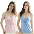 thumbnail image 4 of Xmarks Women's Breastfeeding Top, Maternity Nursing Tank Tops Seamless Cotton Basic Vest 110-198lbs, 4 of 9