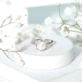 thumbnail image 5 of Rosec Jewels Cultured Freshwater Pearl Solitaire Ring for Women (7 Carat, AAA Grade) - June Birthstone Ring with Jewelry Box, 10K White Gold, US 13.00, 5 of 8
