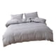 thumbnail image 5 of 4x Poliéster Resistente Ropa Azul Sólida Sábana Ajustable Funda de Almohada - , L 165x200x30CM, 5 of 9