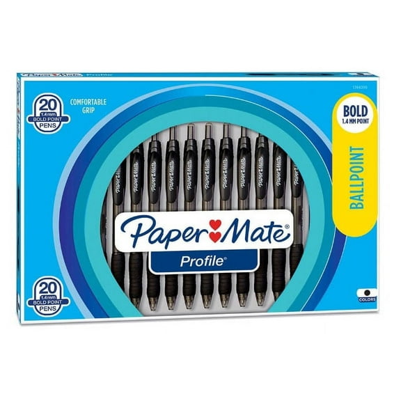 Paper Mate Profile Pen, 20 pk. - Black