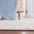 thumbnail image 6 of SAFAVIEH Blair Henrietta Traditional Machine Washable Area Rug, 6'7" x 6'7" Square, Beige/Rust, 6 of 13