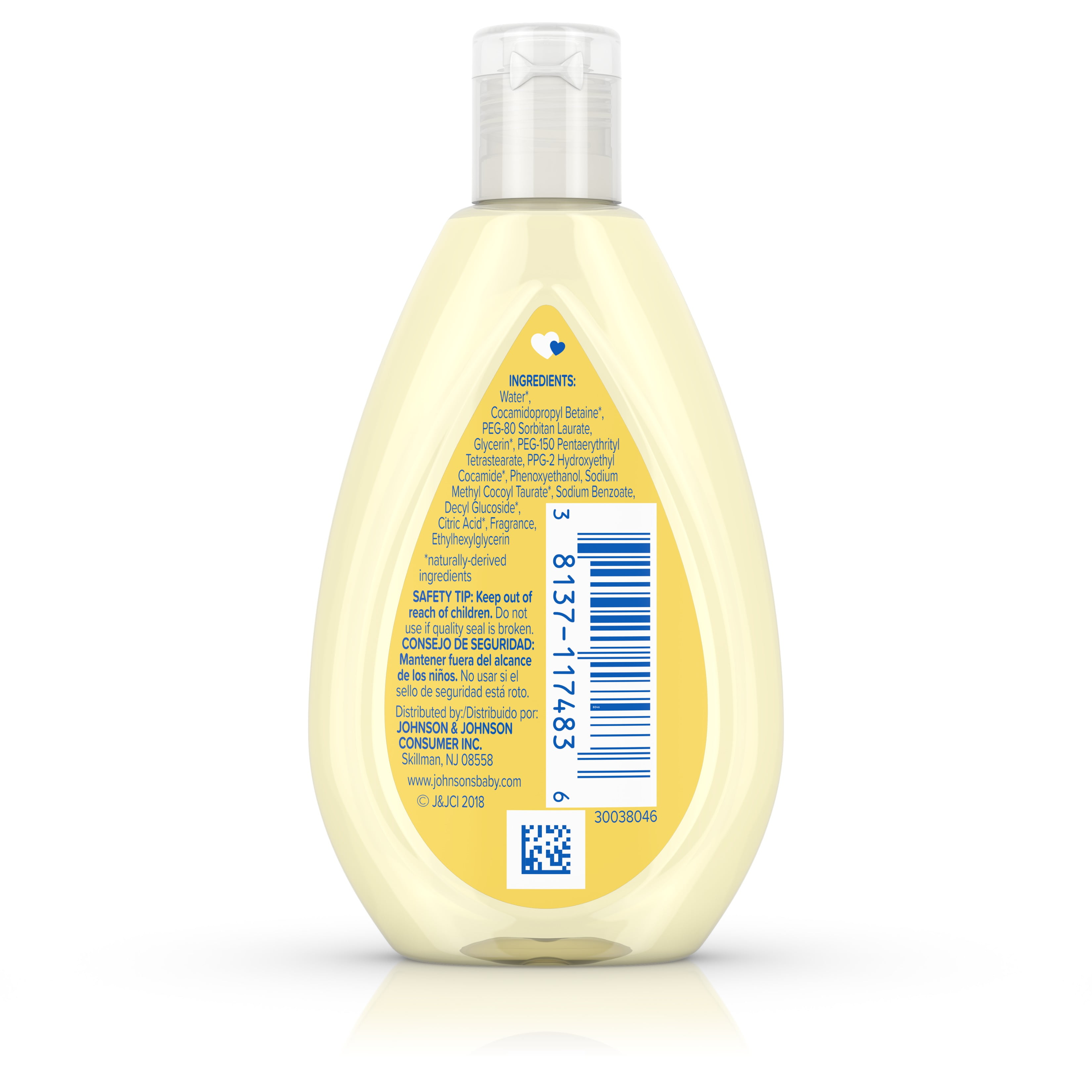 johnson and johnson head to toe baby wash safe