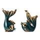 thumbnail image 1 of 2 estatuas de peces, exquisitas artesanías paisajísticas, macetas decorativas, esculturas de peces. verde, 1 of 9