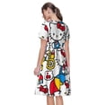 thumbnail image 7 of Lsque Sanrio Print Women's Casual Dress T-Shirt Summer Short Sleeve Scoop Neck Swing Dresses, 7 of 7