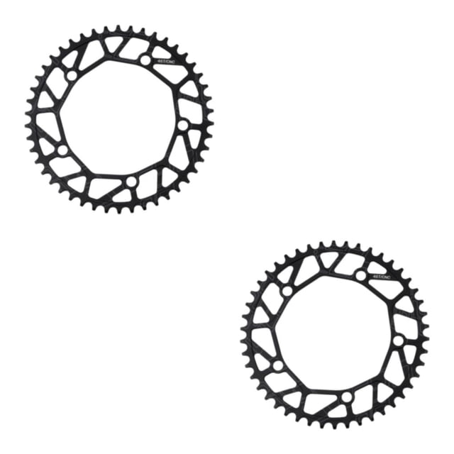 Maytalsory 1/2/3/5 Durable Crank set For Bicycles Guaranteed Compatibility And Improved Performance Alloy Bicycles Crank Bike Crank set 46T black 2PCS