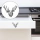 thumbnail image 5 of Perillas de gabinete modernas Perilla Puerta decorativa de venado con tornillos Plata Zulema perillas del gabinete, 5 of 8