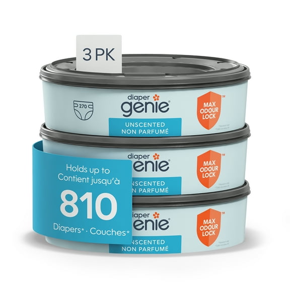 Diaper Genie Round Refills, Unscented, Odour Control