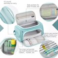 thumbnail image 5 of GBAYXJ Big Capacity Pencil Case High Large Storage Marker Pen Case Travel Simple Stationery Bag For Sch+ool College Organizer Te+ens Gir+ls Adults Stud+ents, 5 of 5