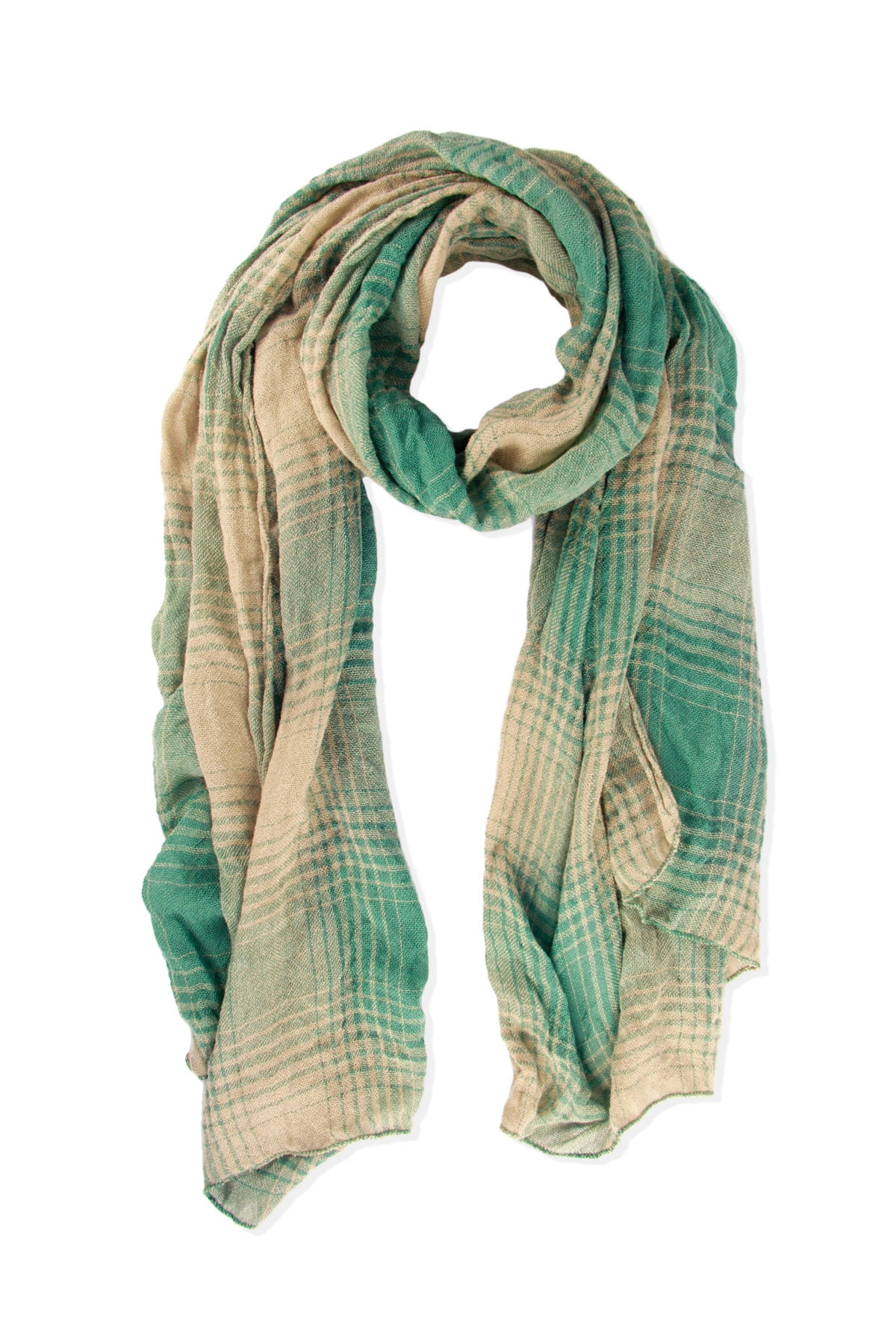 Veroma Two Toned Plaid Scarf