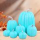 thumbnail image 3 of 7 Piezas De Calabazas Falsas, Modelo De Bricolaje, Calabazas Falsas De Espuma Para La Mesa De Halloween, Otoño, Azul, 3 of 5