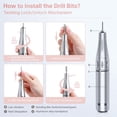 thumbnail image 4 of Professional Nail Drill Machine 35000RPM - Portable Rechargeable Electric Nail Drill for Acrylic Gel Nails, Manicure Pedicure Polishing Shape Tools for Home Salon, 4 of 5