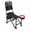 Black, variant on 13-Gear Height Adjustable 21cm Folding Fishing Chair with Backrest & Rod Holder, Portable Deck Chair for Bank Fishing, Beach, Camping, Gift for Fisherman (180 Characters)
