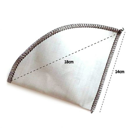 

Reusable Pour Over Coffee Filter Flexible Stainless Steel Mesh Coffee Filter
