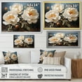 thumbnail image 4 of Designart "Poetic Elegance In Peony Petals" Peonies Floater Framed Canvas Prints, 4 of 5