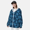thumbnail image 3 of Balery Stingray Sudadera ligera de manga larga con capucha y protección solar UPF 50+ para hombre y mujer, ideal para pesca y running-Small, 3 of 7