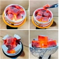 thumbnail image 7 of Coco Hamra* Natural Coconut Shell Charcoal Flat - 27pcs Coals - Made from Natural Coconut Incense Briquettes | Made in Indonesia | 25mm Charcoal Incense Flat |, 7 of 7