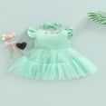 thumbnail image 2 of Little Girls Sweet Style Dress  Mesh Splicing Princess Skirt, 2 of 9