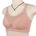 thumbnail image 4 of Mrat Clearance Tank Tops with Built in Bras Embroidered Comfortable Breathable Cotton Bralette Push up Bras Seamless Bra Underwear 40, 4 of 5