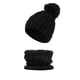 thumbnail image 4 of Gorros de invierno Sonducket para mujer bufanda pañuelo de punto Negro, 4 of 6