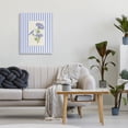 thumbnail image 3 of Stupell Industries French Country Blue Stripe Morning Glory Canvas Art, 16 x 20, by Lisa Wehmeyer, 3 of 8