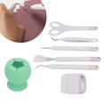 thumbnail image 4 of Craft Vinyl Weeding Tools Set, Paper Crafting Tool Set Easy Operation Weeding Tool Kit  Basic Tool Set With Silicone Storage Box For Art Project, 4 of 8